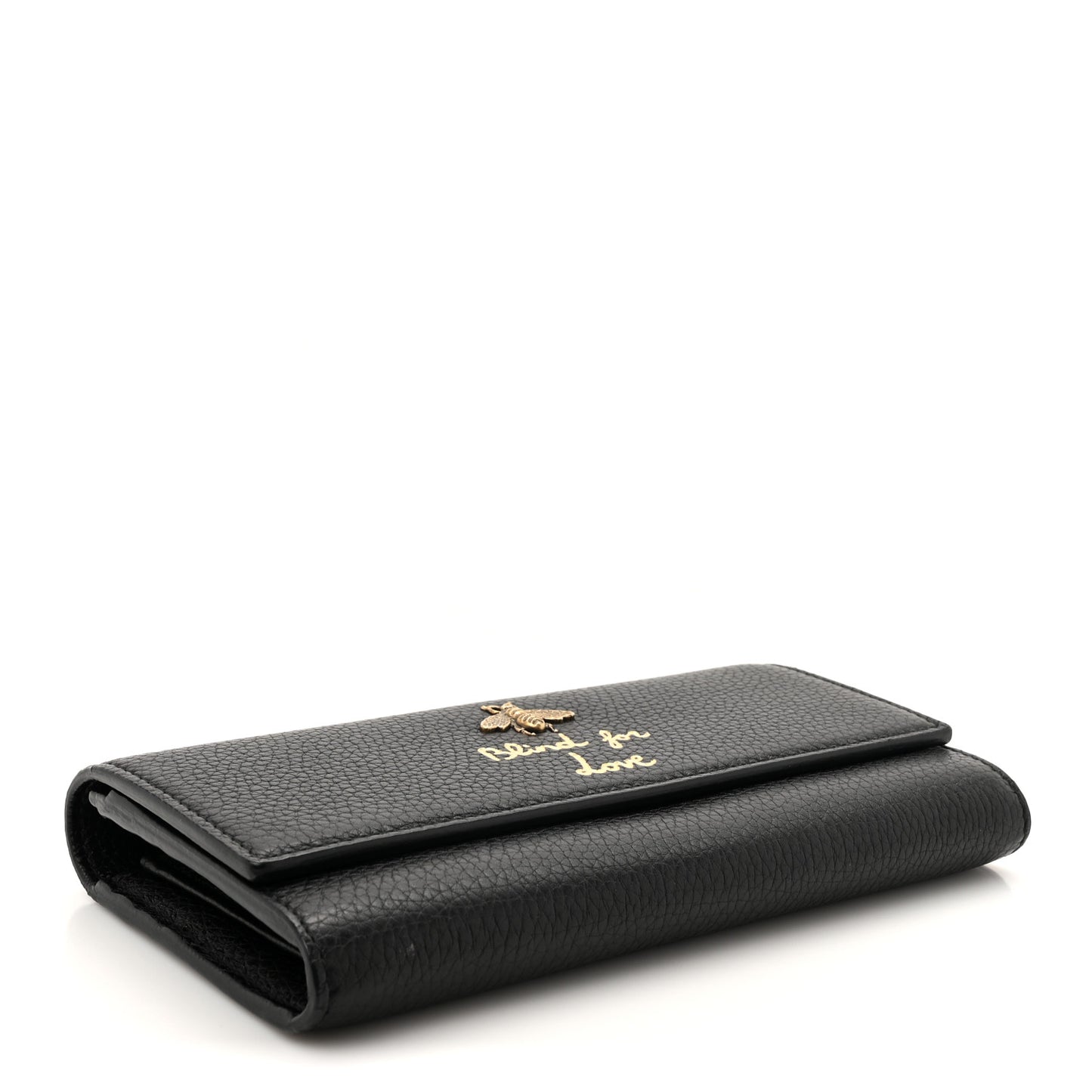 Calfskin Animalier Continental Wallet Black