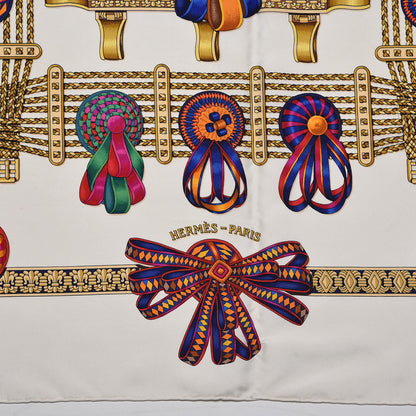 Hermes Silk Les Rubans Du Cheval Scarf 90 3 of 7