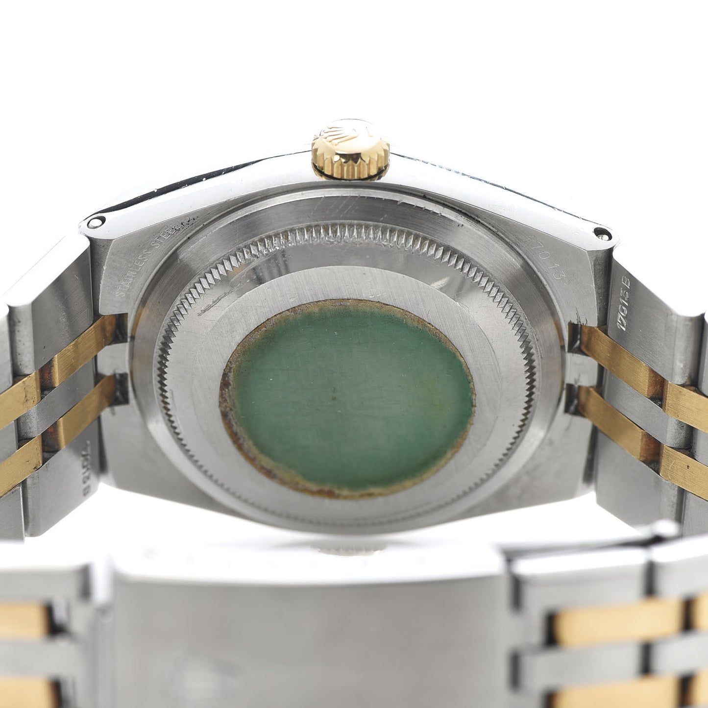 Stainless Steel 18K Yellow Gold 36mm Oysterquartz Datejust Watch Champagne 17013