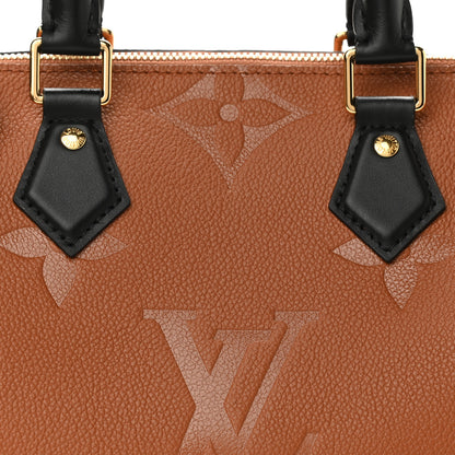 Louis Vuitton Empreinte Monogram Giant Wild At Heart Speedy Bandouliere 25 Caramel 7 of 10