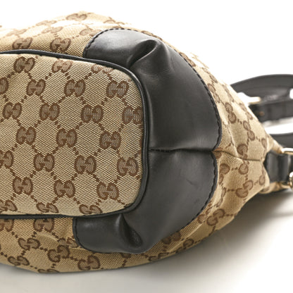 Gucci Monogram Medium Sukey Top Handle Dark Brown 10 of 10