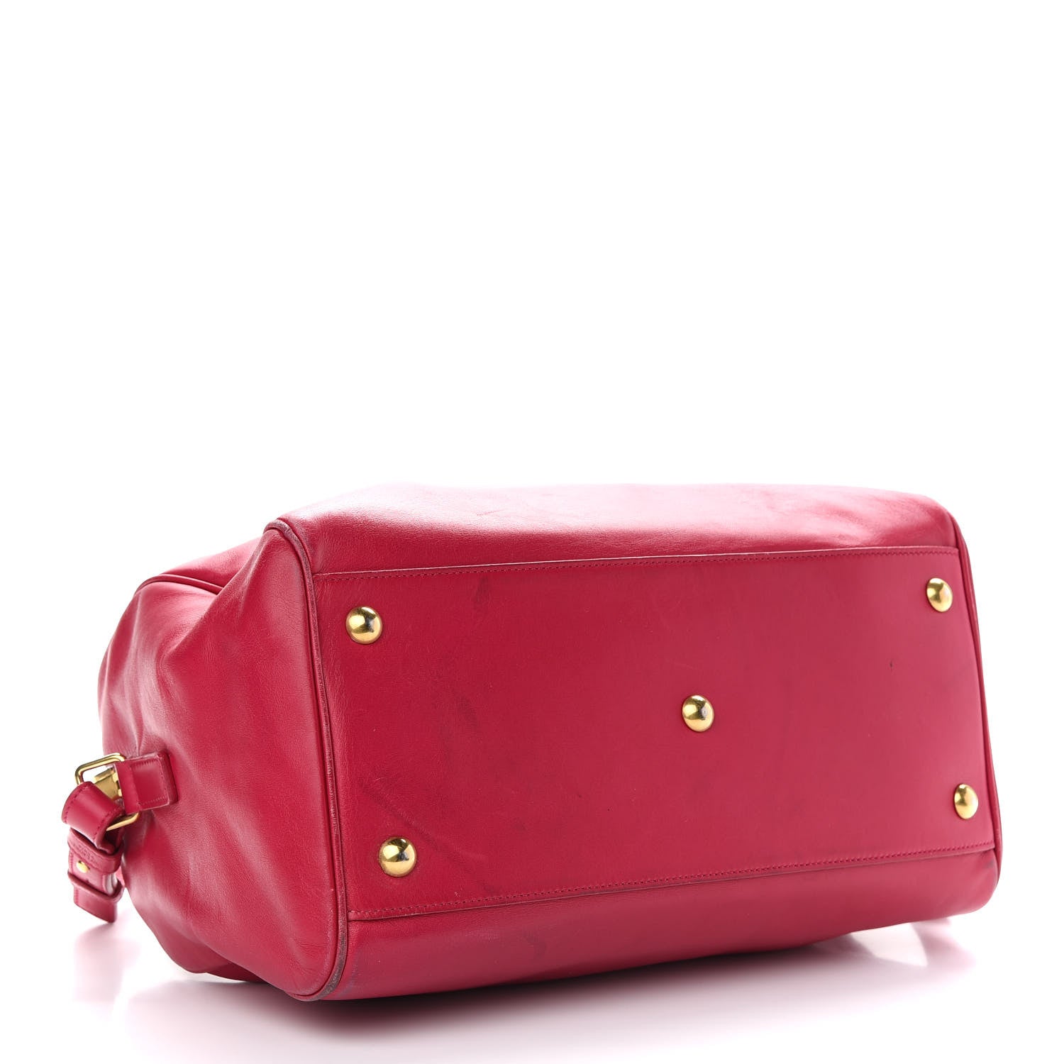 Saint Laurent Calfskin Classic Duffle 6 Fuchsia 4 of 12