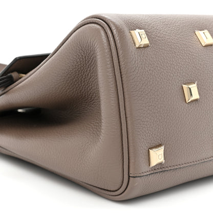 Salvatore Ferragamo Calfskin Studio Bag Caraway Seed 10 of 12
