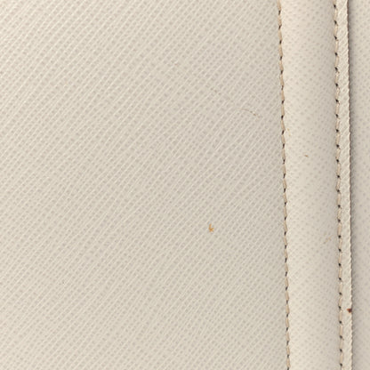 Prada Saffiano Lux Bi-Color Tote Talco Visone 13 of 15