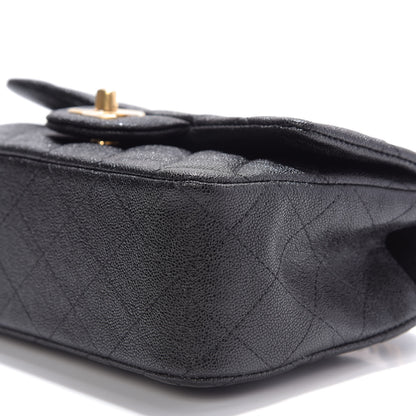 Chanel Caviar Quilted Mini Top Handle Rectangular Flap Black 7 of 9
