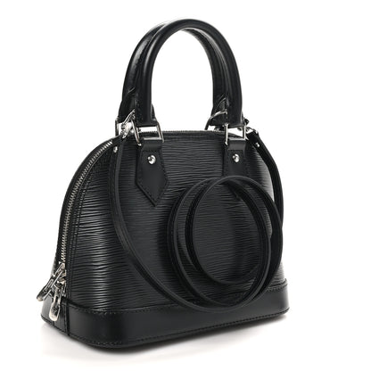 Louis Vuitton Epi Alma BB Black 3 of 9