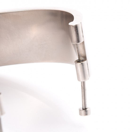 Metal CC Mirror Cuff Silver