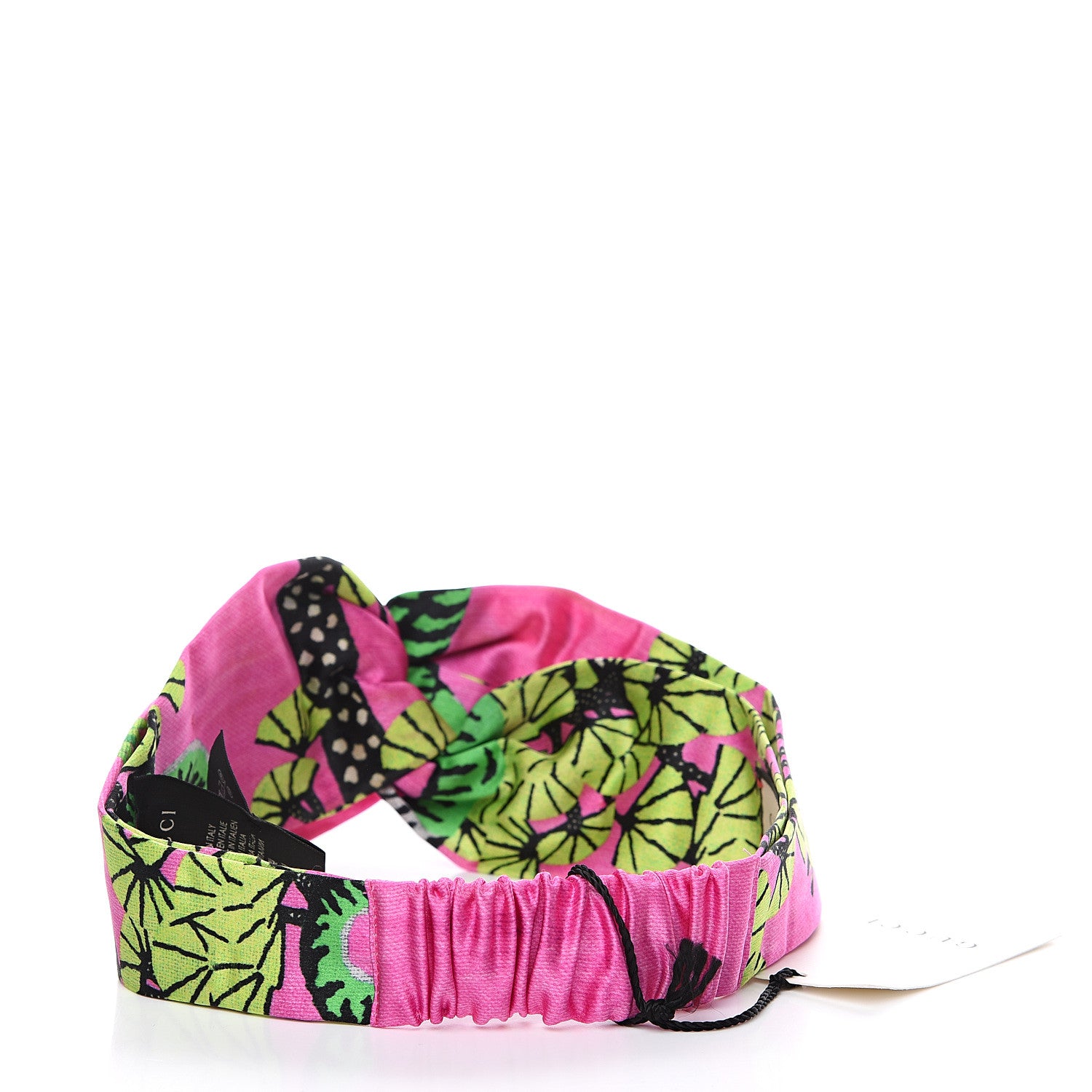 Gucci Silk Monogram Bengal Tiger Print Duchesse Headband 2 of 5