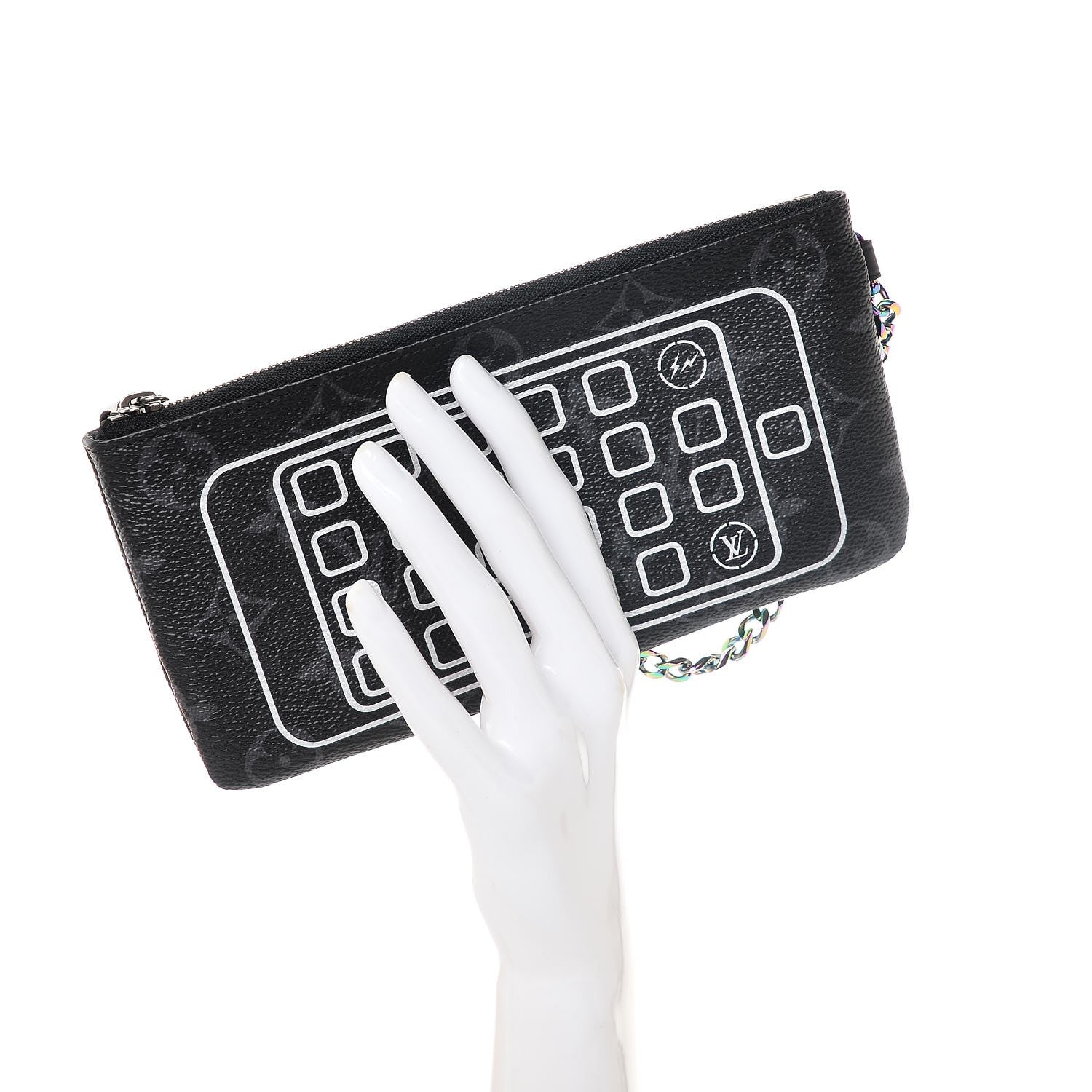 Louis Vuitton Monogram Eclipse Flash Fragment IPhone Pouch 2 of 7