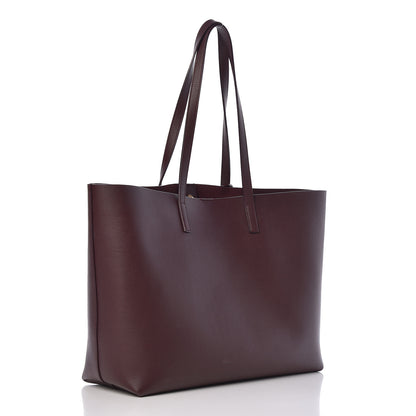 Saint Laurent Calfskin Large Shopping Tote Bordeaux 4 of 11