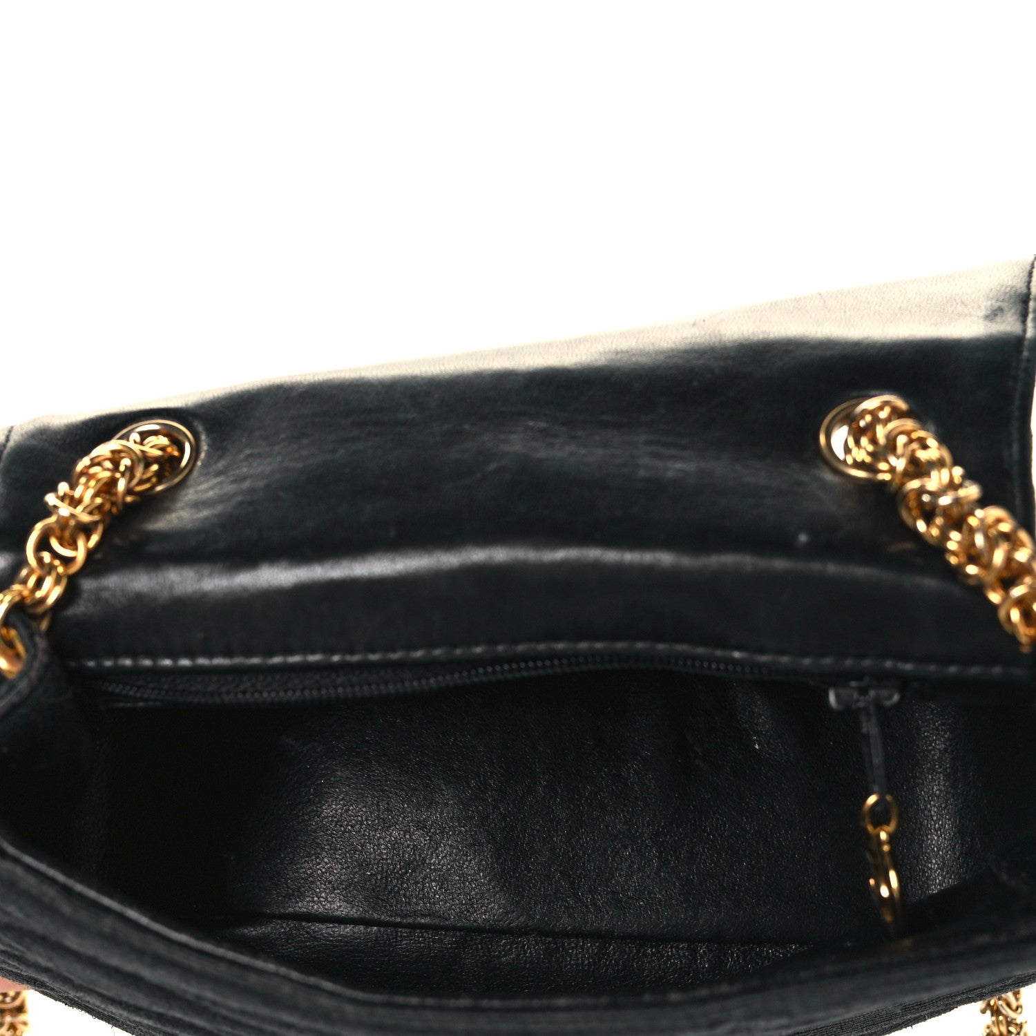 Chanel Grosgrain Canvas Quilted Envelope Flap Bag Black 5 of 8