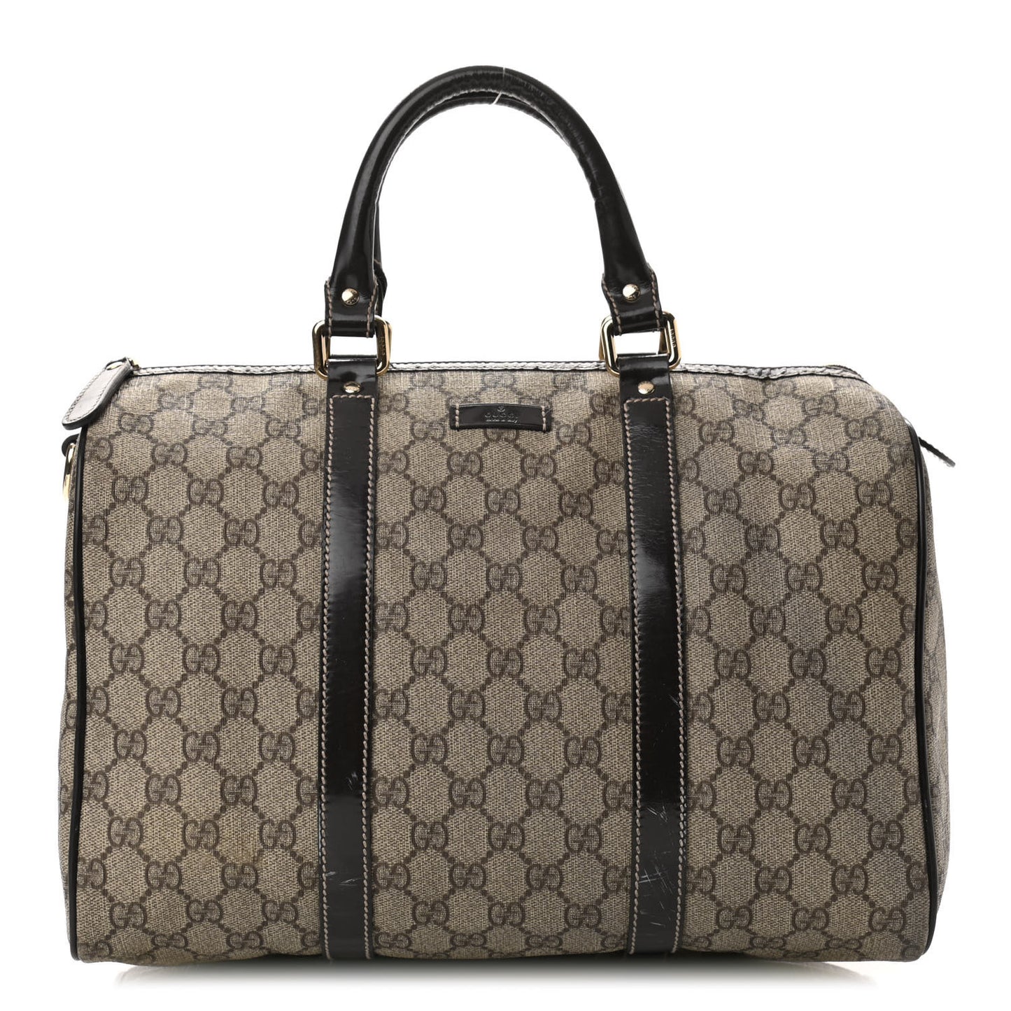GG Plus Monogram Medium Joy Boston Dark Brown