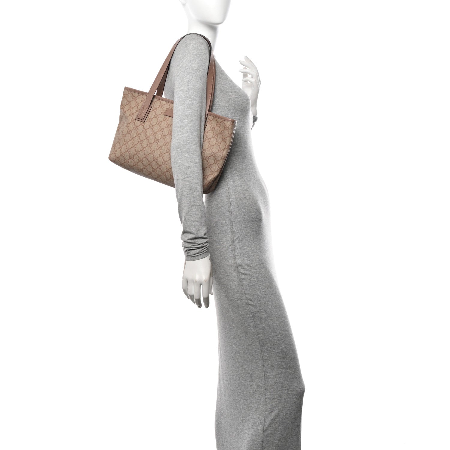 Gucci GG Supreme Monogram Small Joy Tote Porcelain Rose 2 of 16