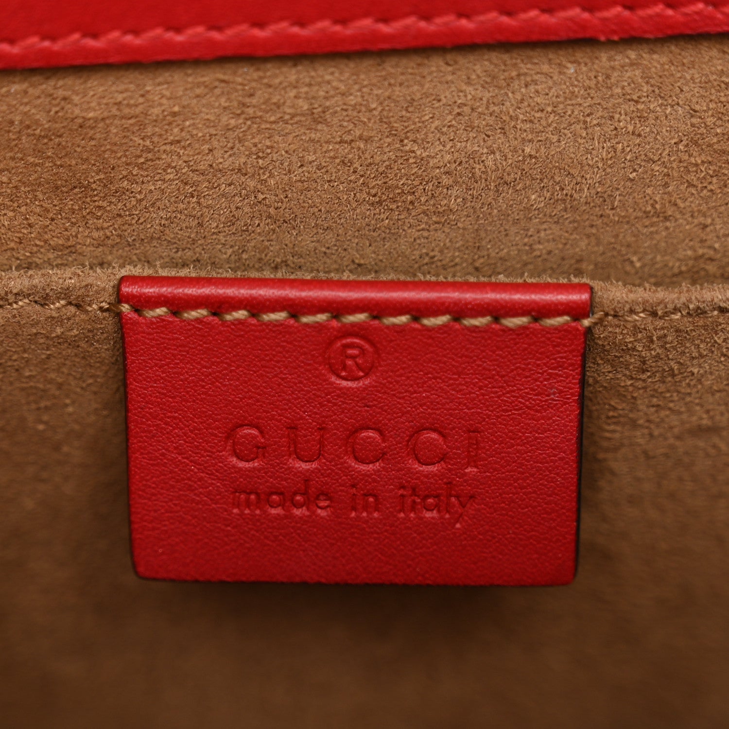 Gucci GG Supreme Monogram Calfskin Small Padlock Shoulder Bag Beige Hibiscus Red New Rosette 6 of 12