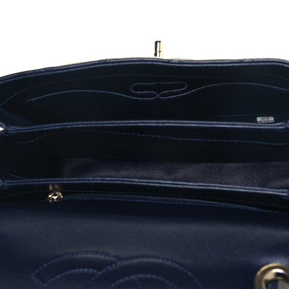 Chanel Lambskin Quilted Small Trendy CC Dual Handle Flap Bag Navy 5 of 14