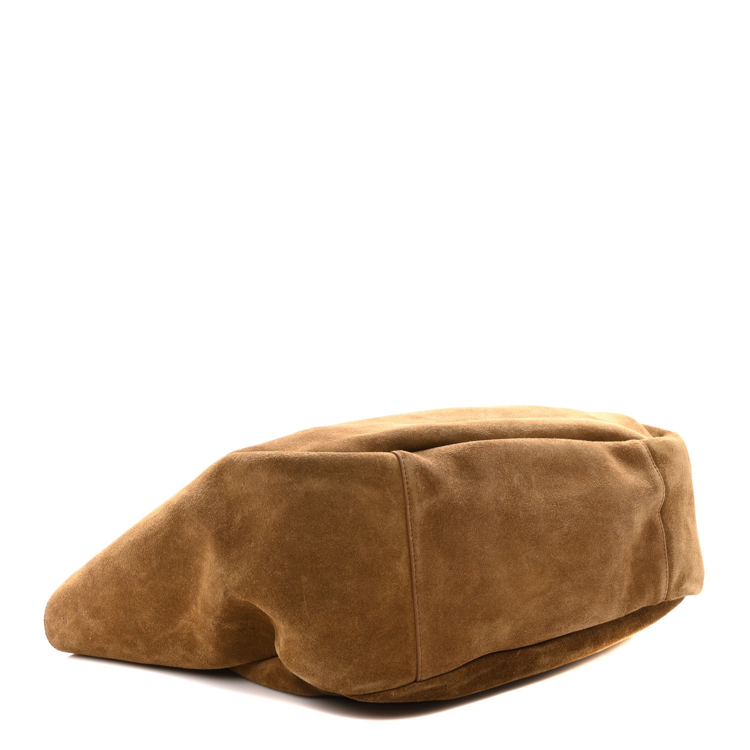 Saint Laurent Suede Bea Tote Golden Leaf 4 of 9