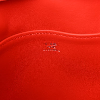 Hermes Evercolor Swift Sac Licol 17 Capucine Havane White 6 of 10