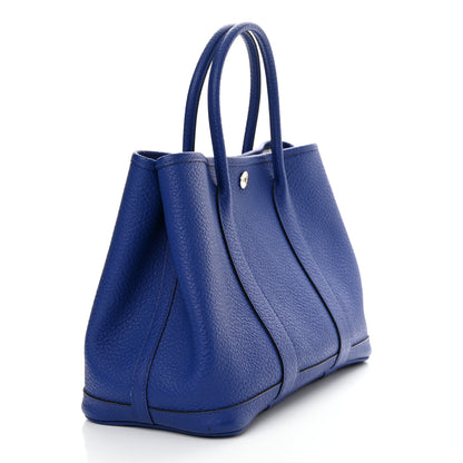 Hermes Negonda Garden Party 30 TPM Bleu Electrique 3 of 12