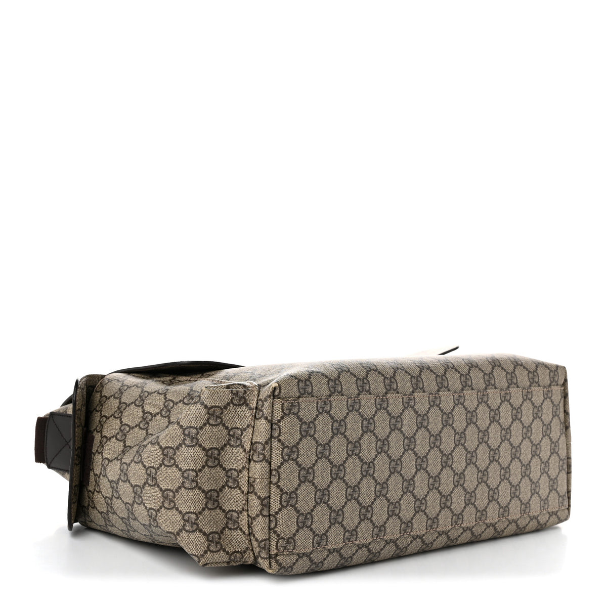 Gucci GG Plus Monogram Messenger Diaper Bag Dark Brown 5 of 11