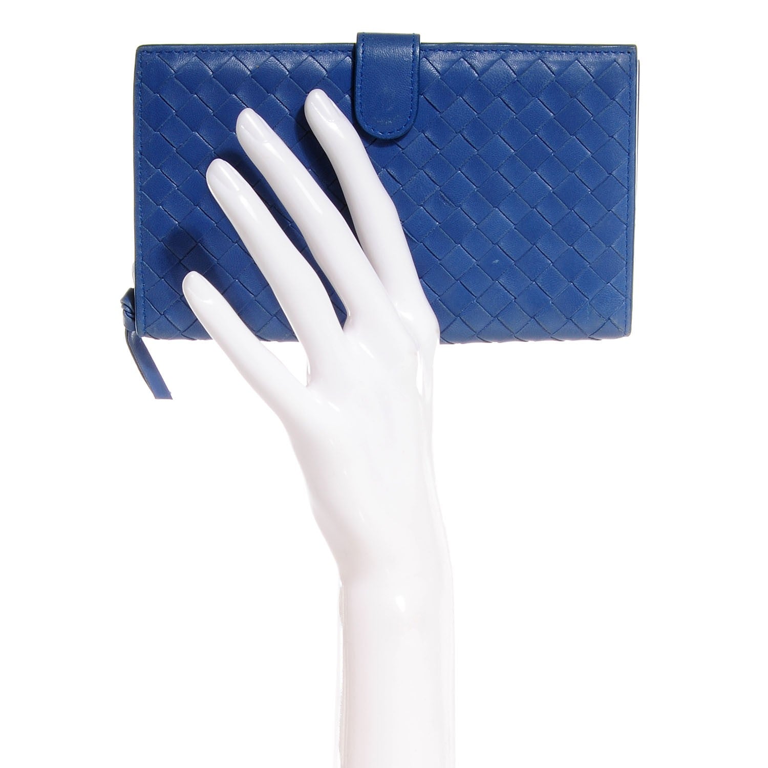 Bottega Veneta Nappa Intrecciato Continental Wallet Oceano 2 of 7