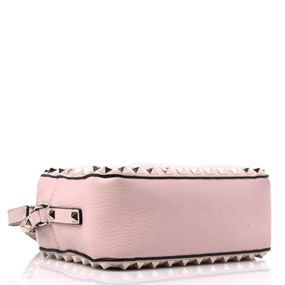 Valentino Garavani Pebbled Calfskin Rockstud Camera Crossbody Bag Poudre 4 of 11