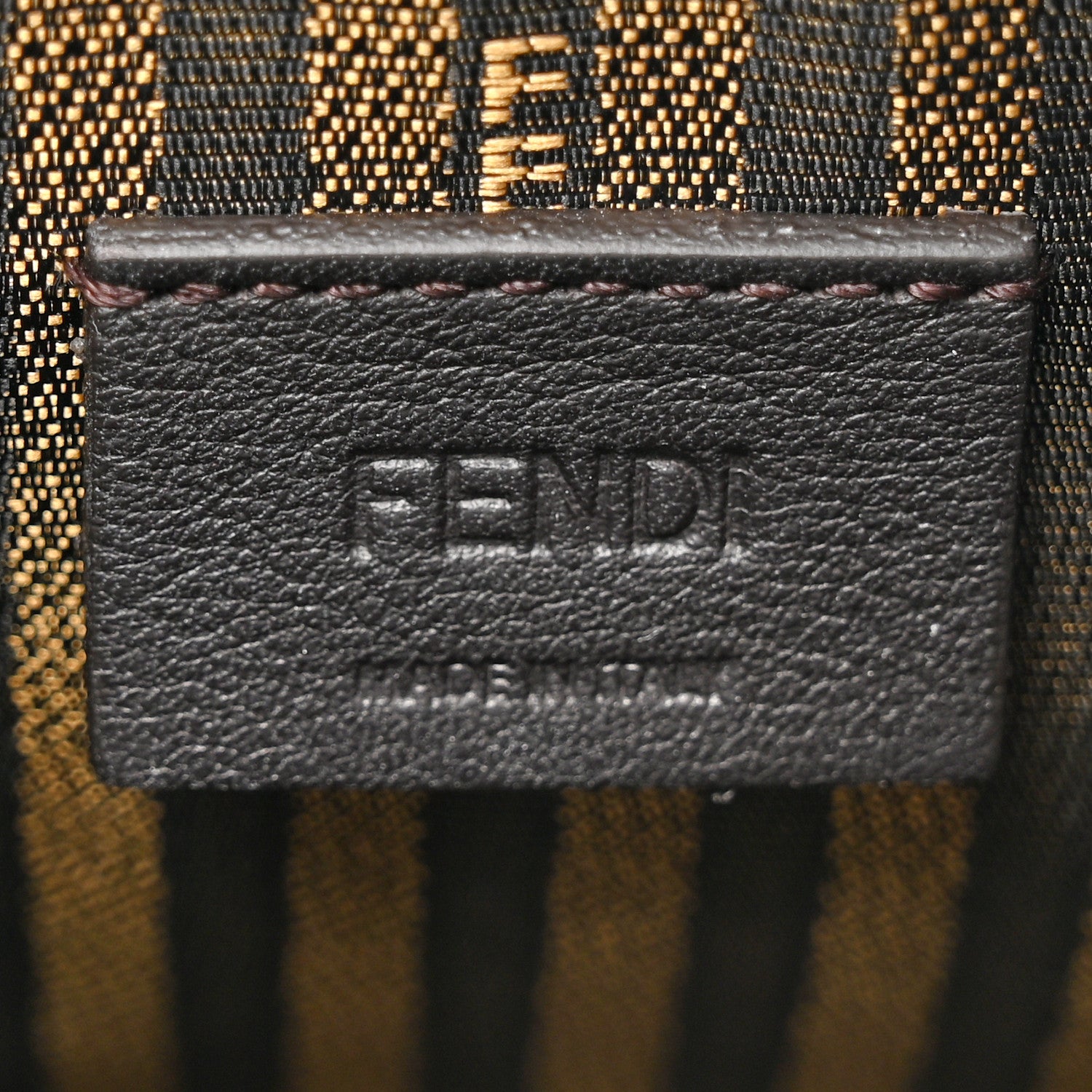 Fendi Vitello King Plexiglass Logo Embossed Mini Fendi Sunshine Shopper Tote Azzurro Baby 6 of 10
