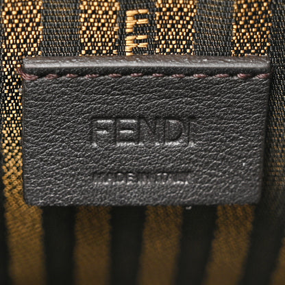 Fendi Vitello King Plexiglass Logo Embossed Mini Fendi Sunshine Shopper Tote Azzurro Baby 6 of 10