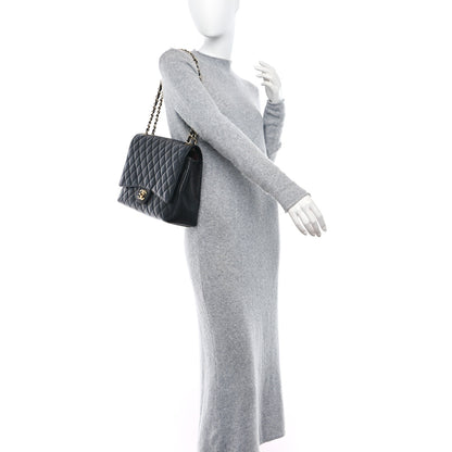 Chanel Caviar Quilted Maxi Double Flap Black 2 of 9