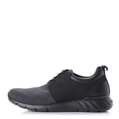 Louis Vuitton Calfskin Damier Fastlane Low Sneakers 10 Black 1 of 8