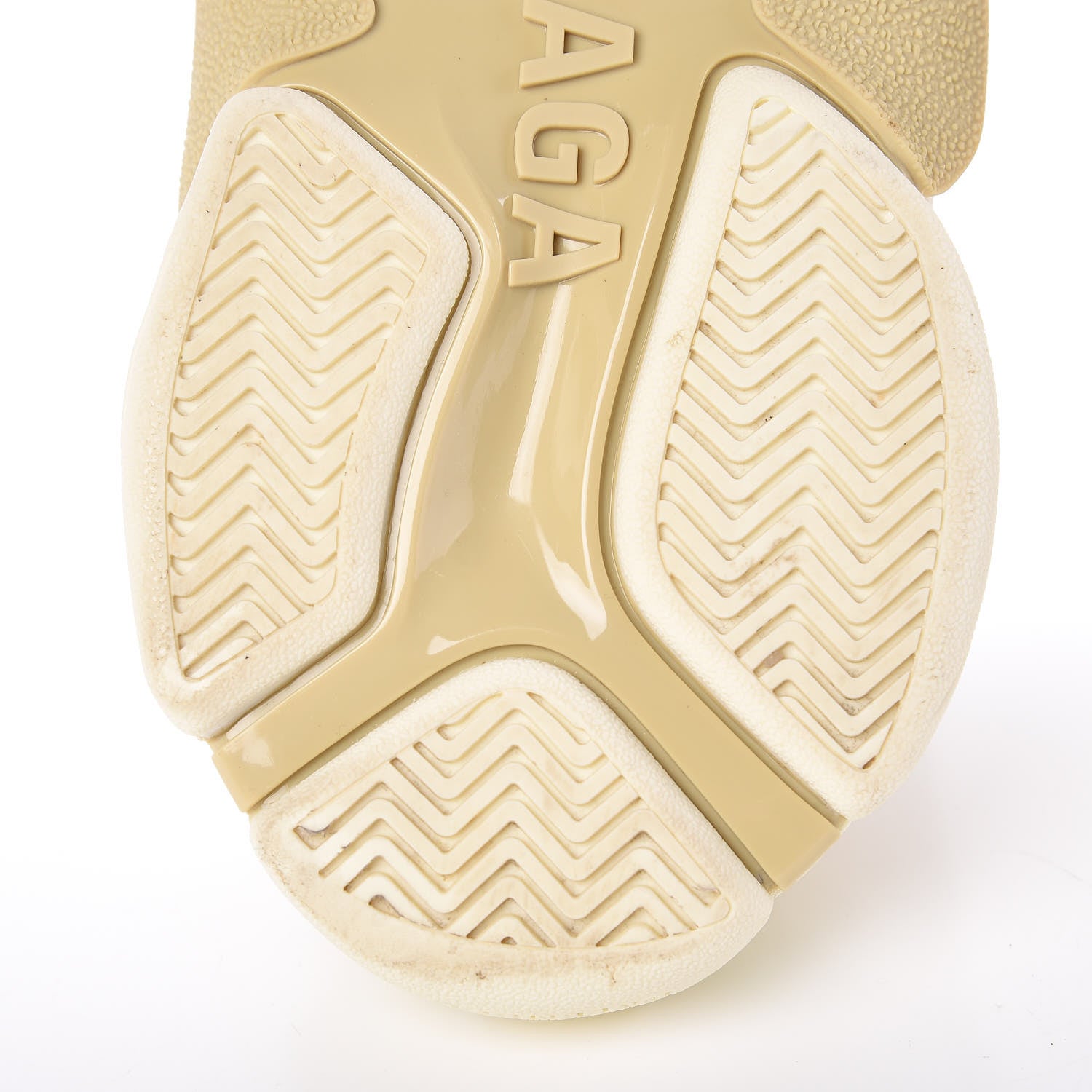 Balenciaga Fabric Mesh Womens Triple S Sneakers 37 White 12 of 14