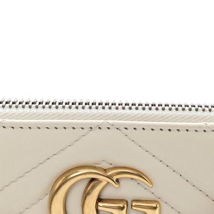 Gucci Calfskin Matelasse Mini GG Marmont Chain Bag White 13 of 13
