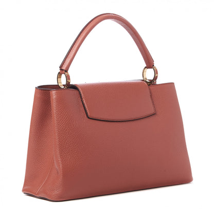 Louis Vuitton Taurillon Capucines MM Terracotta 2 of 8