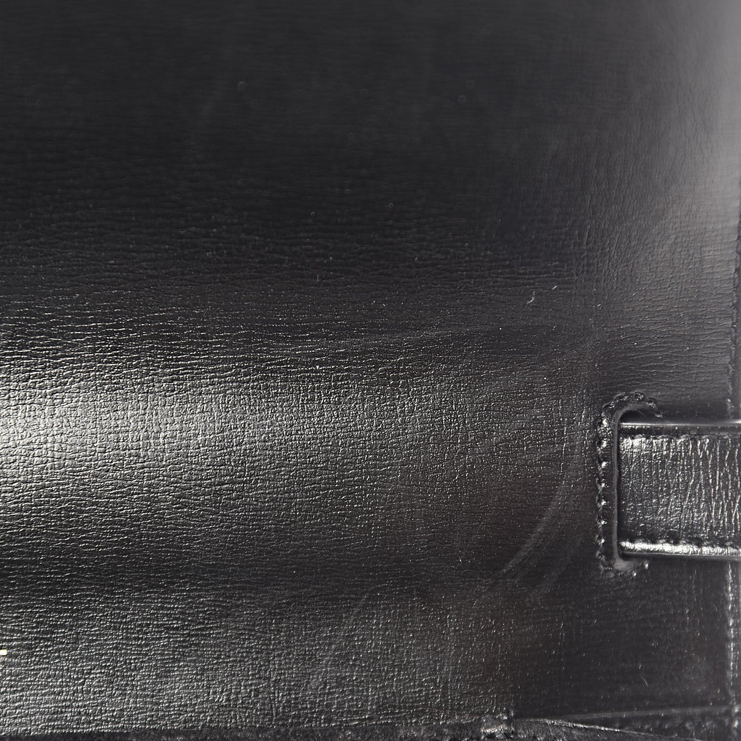 Smooth Calfskin Suede Medium Bellechasse Black