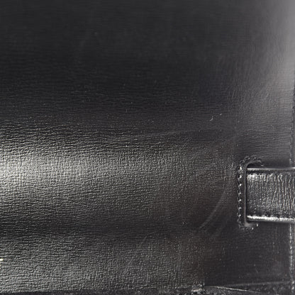 Saint Laurent Smooth Calfskin Suede Medium Bellechasse Black 8 of 11