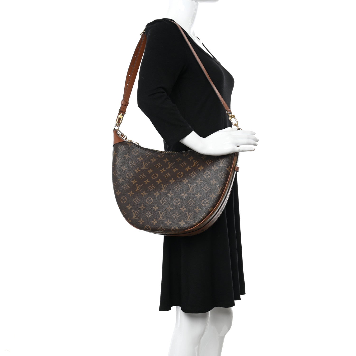 Louis Vuitton Reverse Monogram Loop Hobo 2 of 10