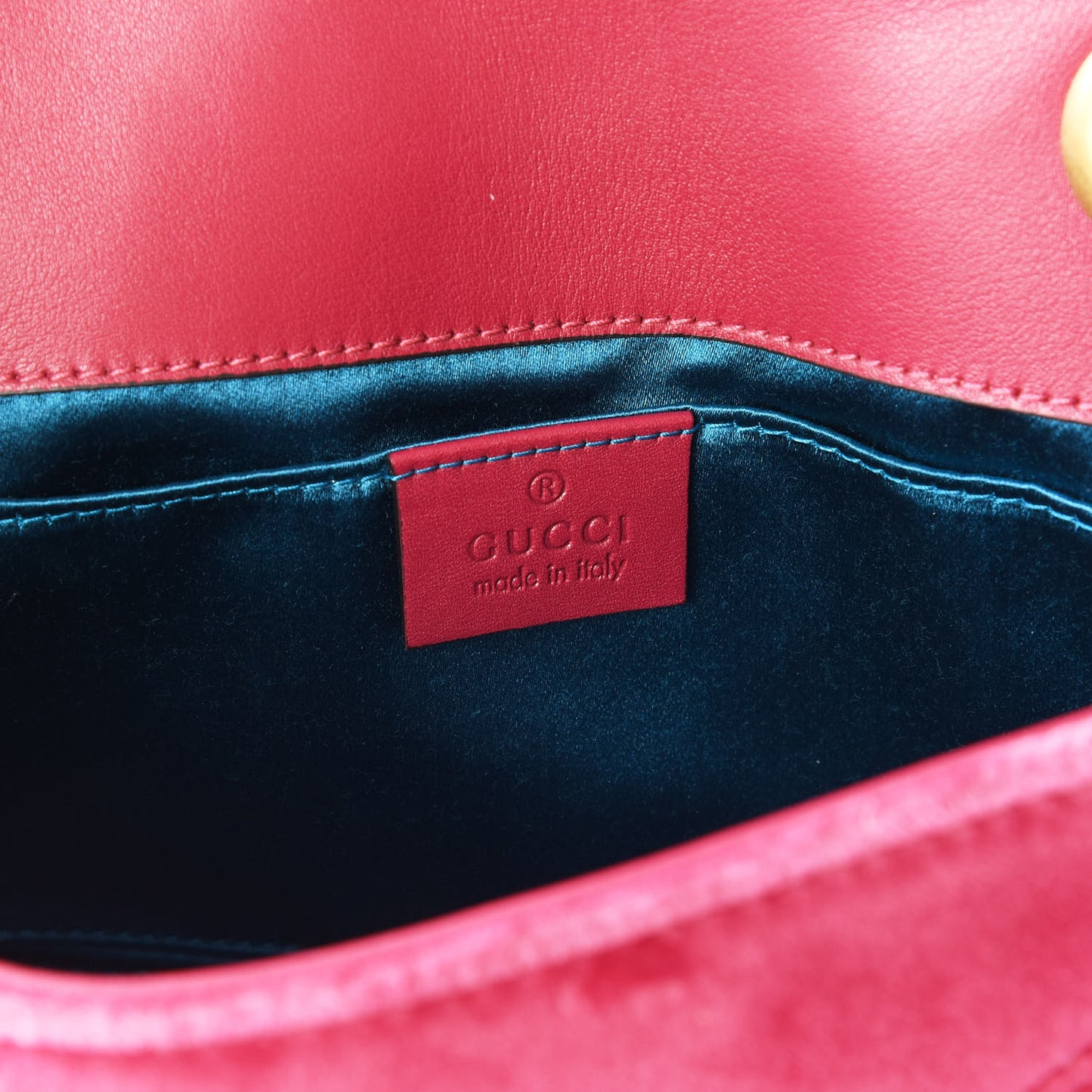 Velvet Matelasse Mini GG Marmont Shoulder Bag Light Raspberry Rose