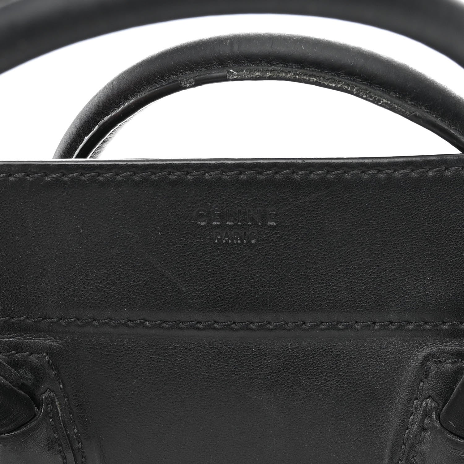 Celine Smooth Calfskin Medium Phantom Luggage Black 6 of 21
