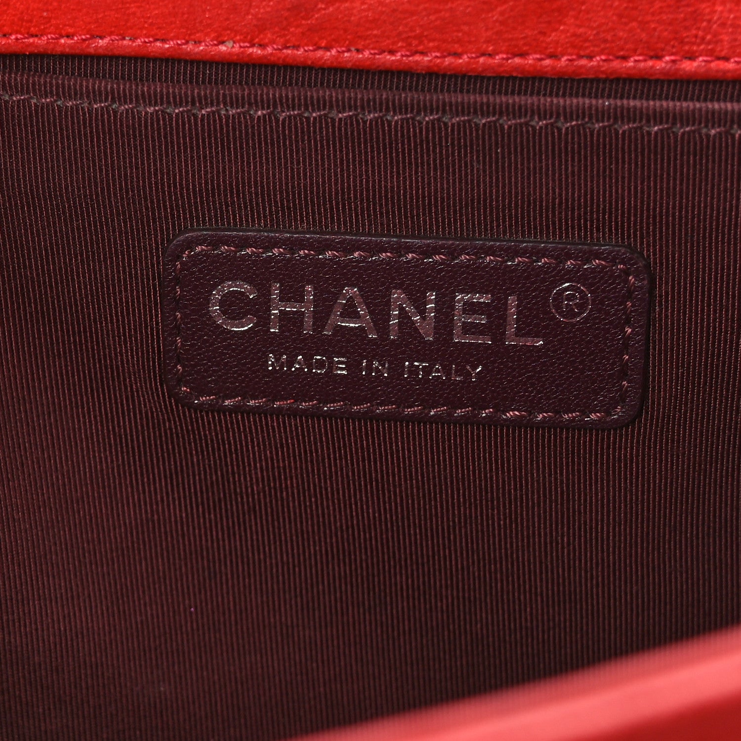 Chanel Crumpled Lambskin Small Studded Boy Flap Red 6 of 9