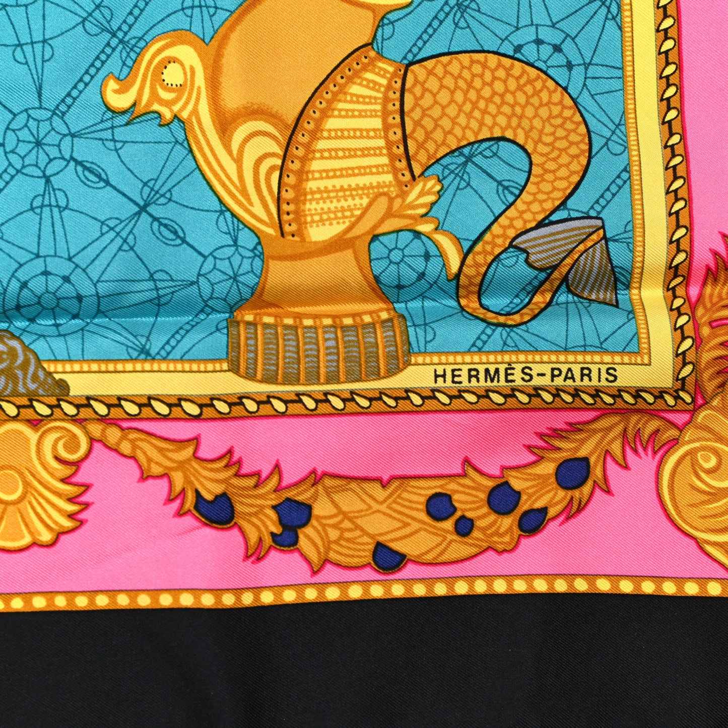 Silk Les Bissone De Venise Scarf 90