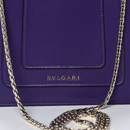 Bulgari Calfskin Serpenti Forever Crossbody Bag Amethyst 9 of 14