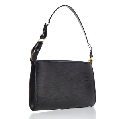 Louis Vuitton Epi Pochette Accessories 21 Black 3 of 15