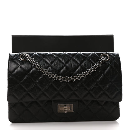 Chanel Aged Calfskin Quilted 2.55 Reissue 225 Flap Black 11 of 11