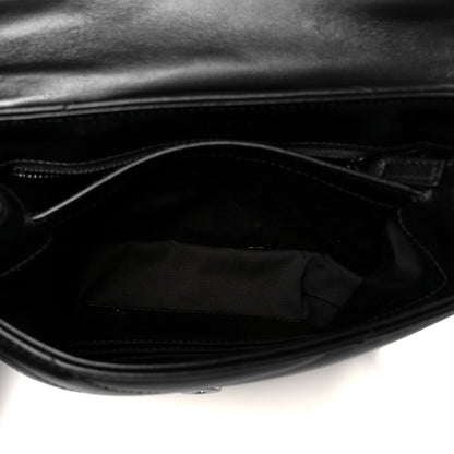 Saint Laurent Calfskin Y Quilted Monogram Monochrome Toy Loulou Crossbody Bag Black 5 of 11