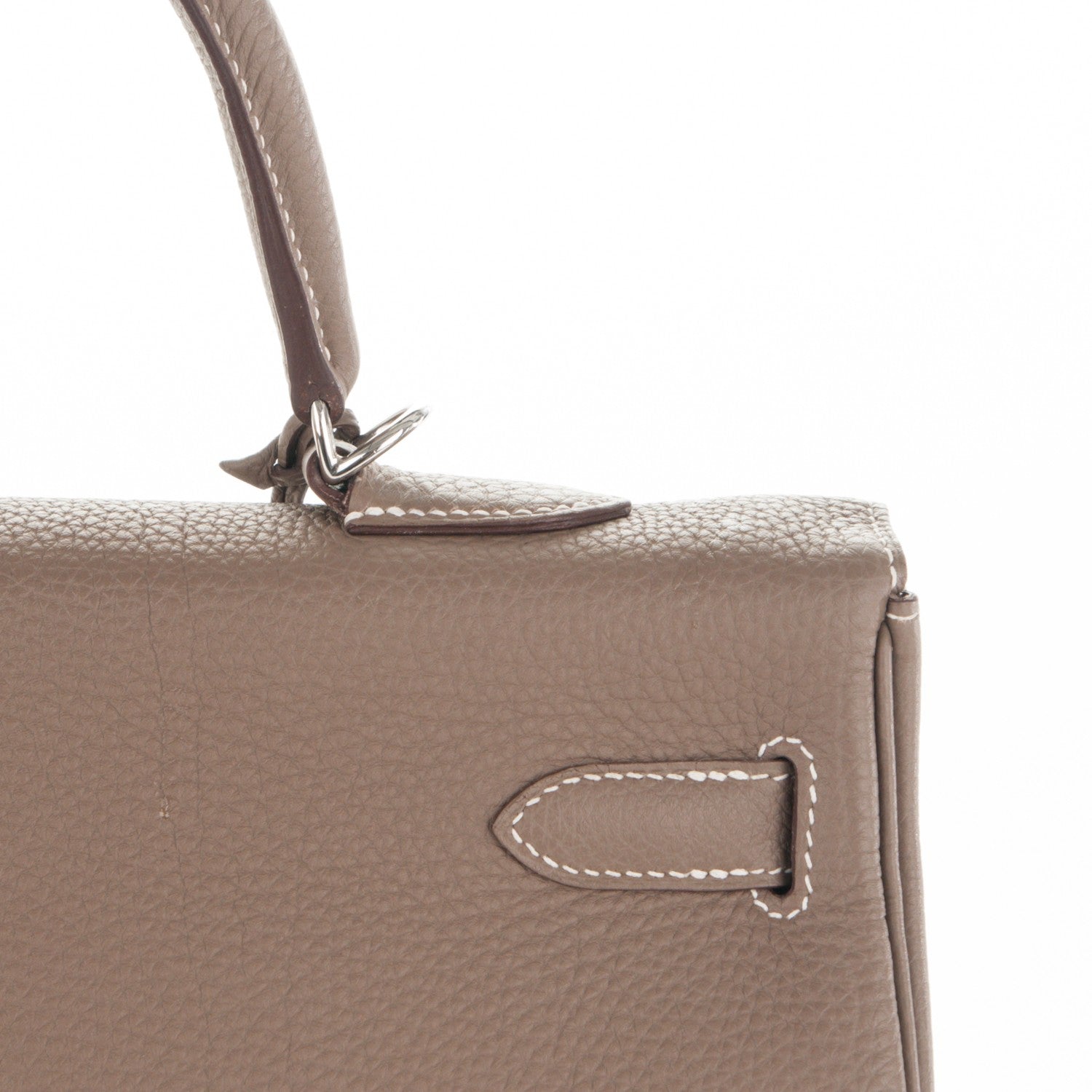 Hermes Togo Kelly Retourne 35 Etoupe 13 of 25