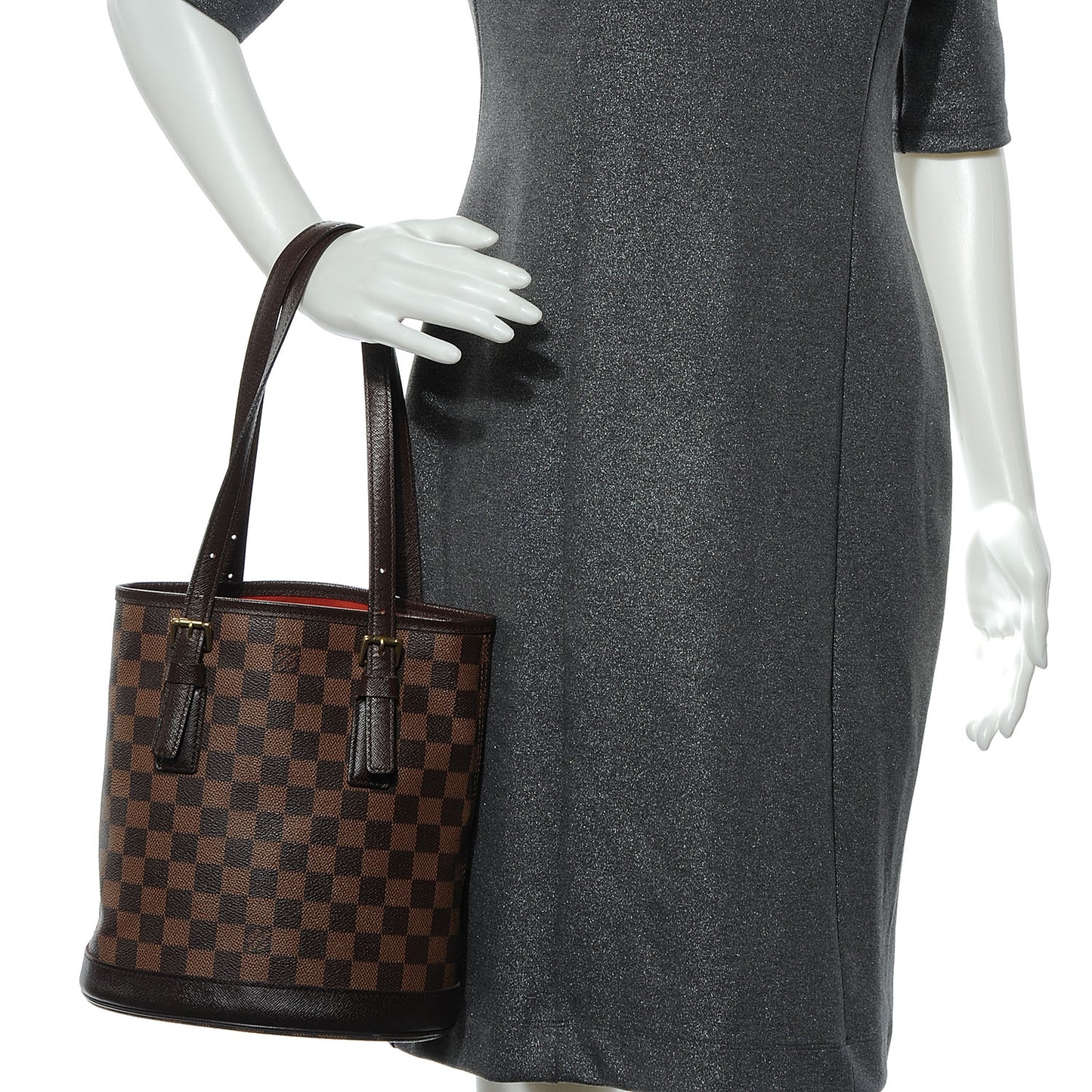 Damier Ebene Marais Bucket 23