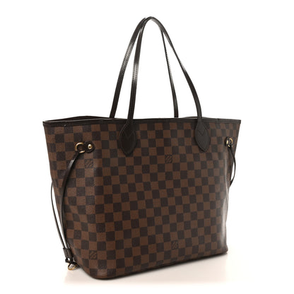 Louis Vuitton Damier Ebene Neo Neverfull MM Rose Ballerine 3 of 10
