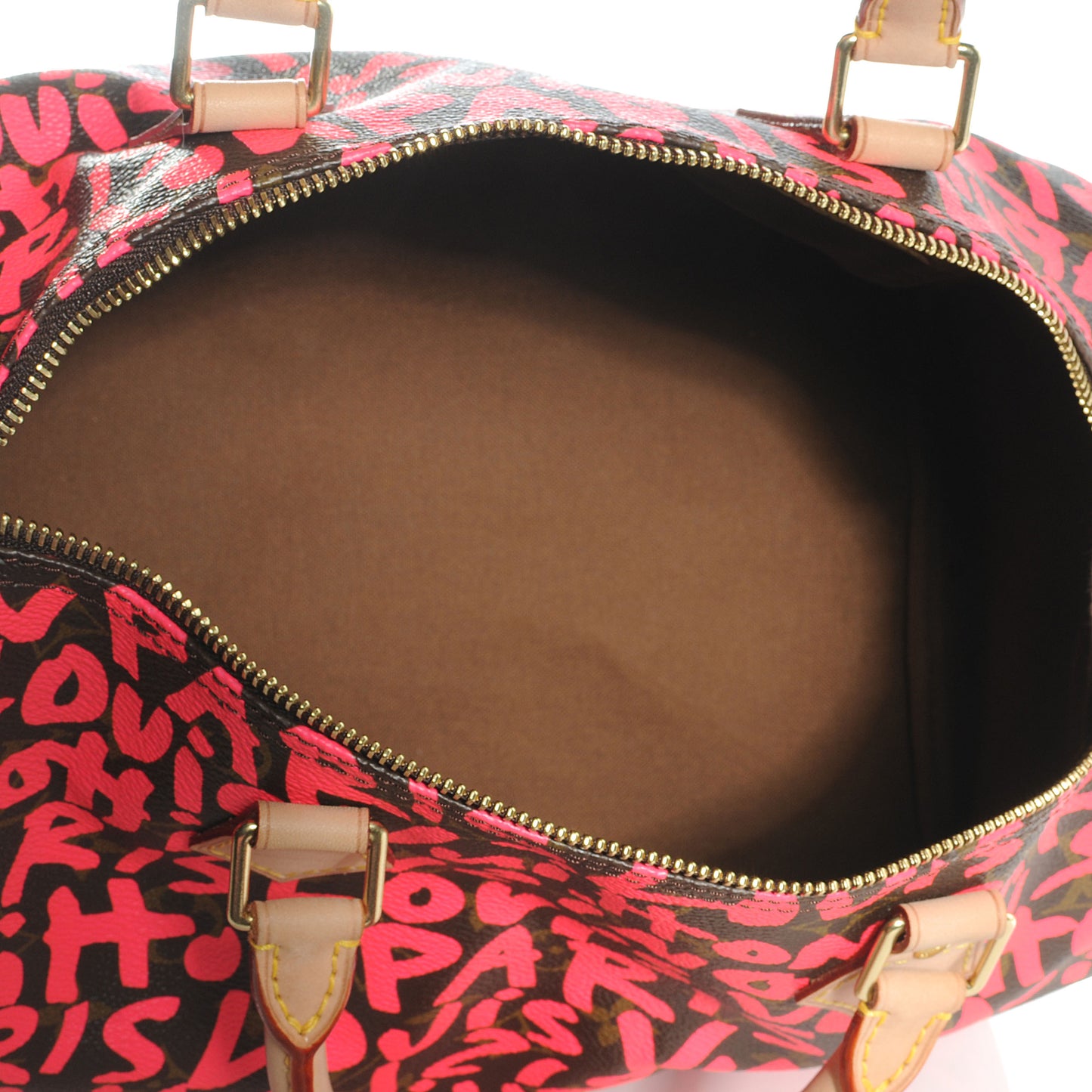 Monogram Graffiti Speedy 30 Fuchsia