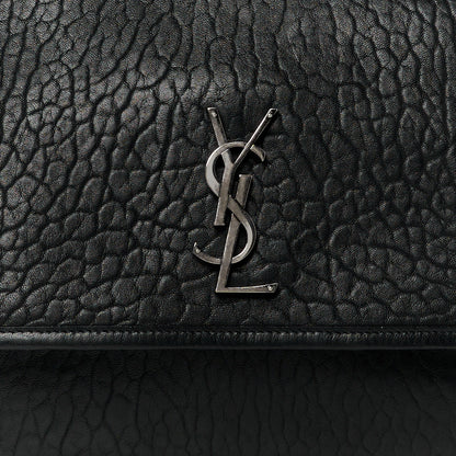 Saint Laurent Grained Lambskin Monogram Large Niki Chain Satchel Black 9 of 11