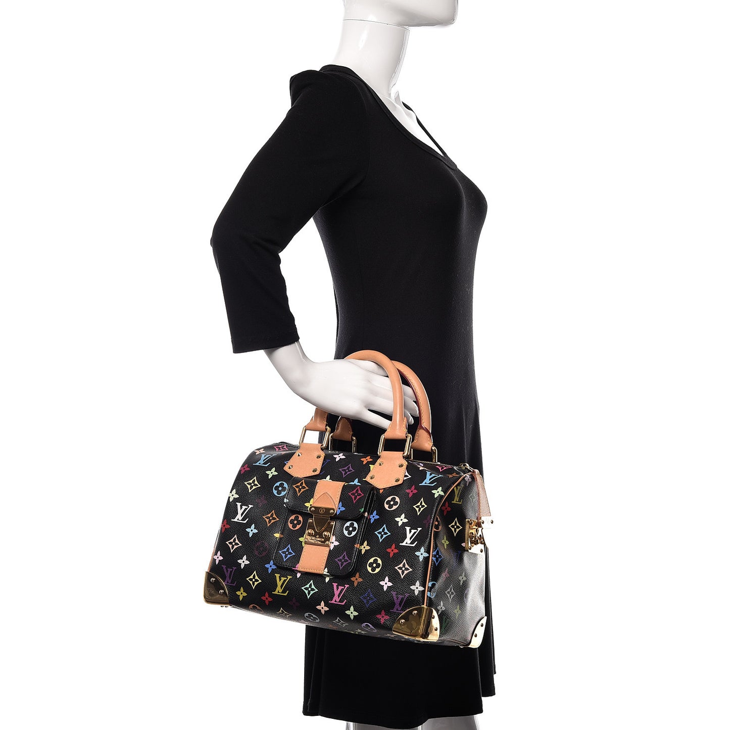 Monogram Multicolor Speedy 30 Black
