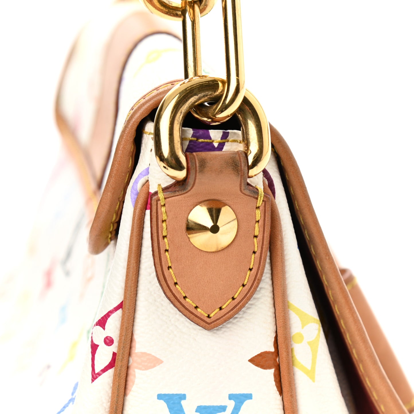 Monogram Multicolor Patti White